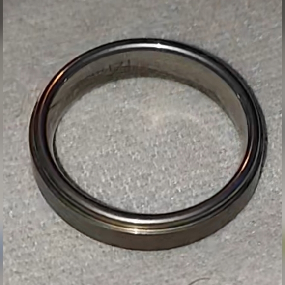 FG tungsten carbide mens ring approx 11.5 - Picture 5 of 6